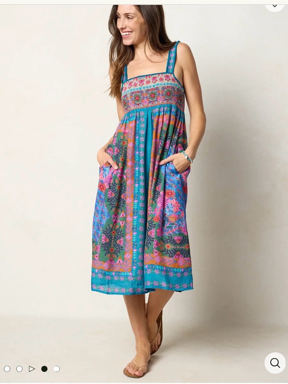Natural Life Small NWT Swing In Your Step Midi Dress - Picture 3 of 5